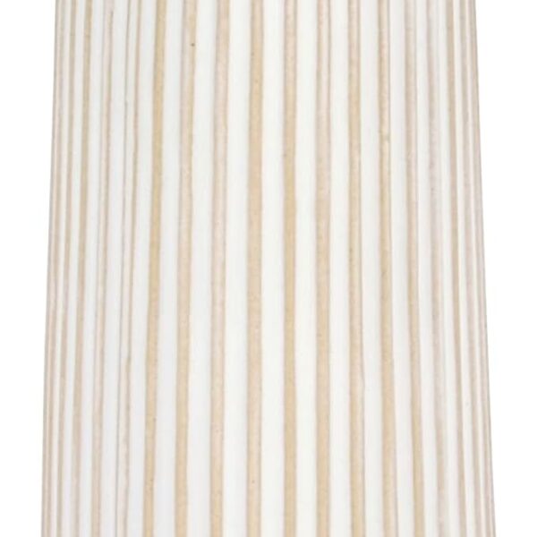 9 Inch White Ceramic Vase Decor, Flower Vase Modern, Boho Vases for Pampas Grass Home Decor, Decorative White Vases for Flowers Mantel, Living Room, Off White