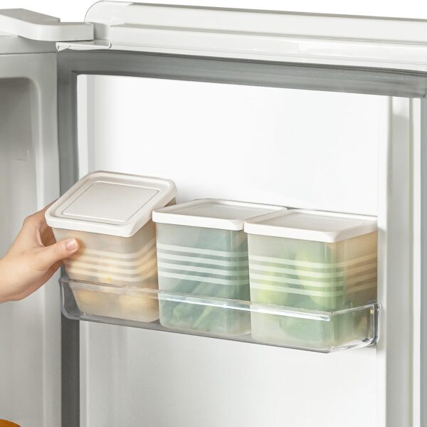 Refrigerator Storage Box, Stackable Food Storage Container, Suitable for Kitchen and Refrigerator