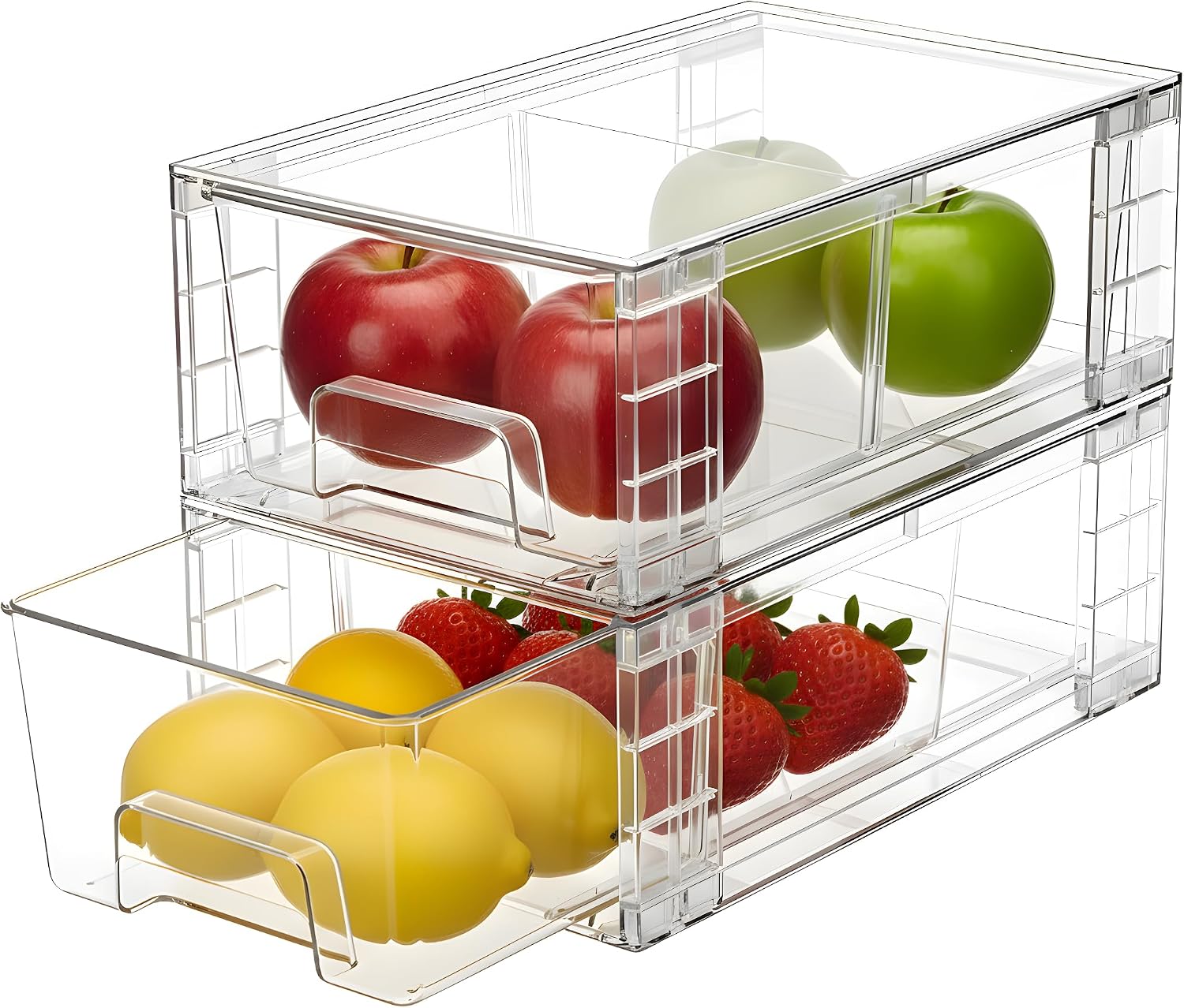 Plastic Refrigerator Storage Box, Suitable for Refrigerators and Pantries